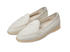 Stride Penny Loafers in Blanc Casse Moorland Calf with Natural Sole