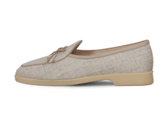 Stride String Loafers in Linen Merlinen