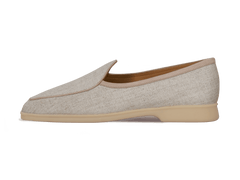 Stride Loafers in Linen Merlinen