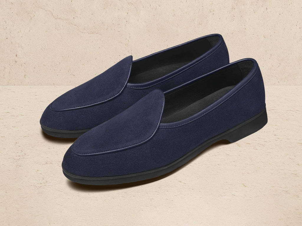 Stride Loafers in Orage Glove Suede Dark Sole