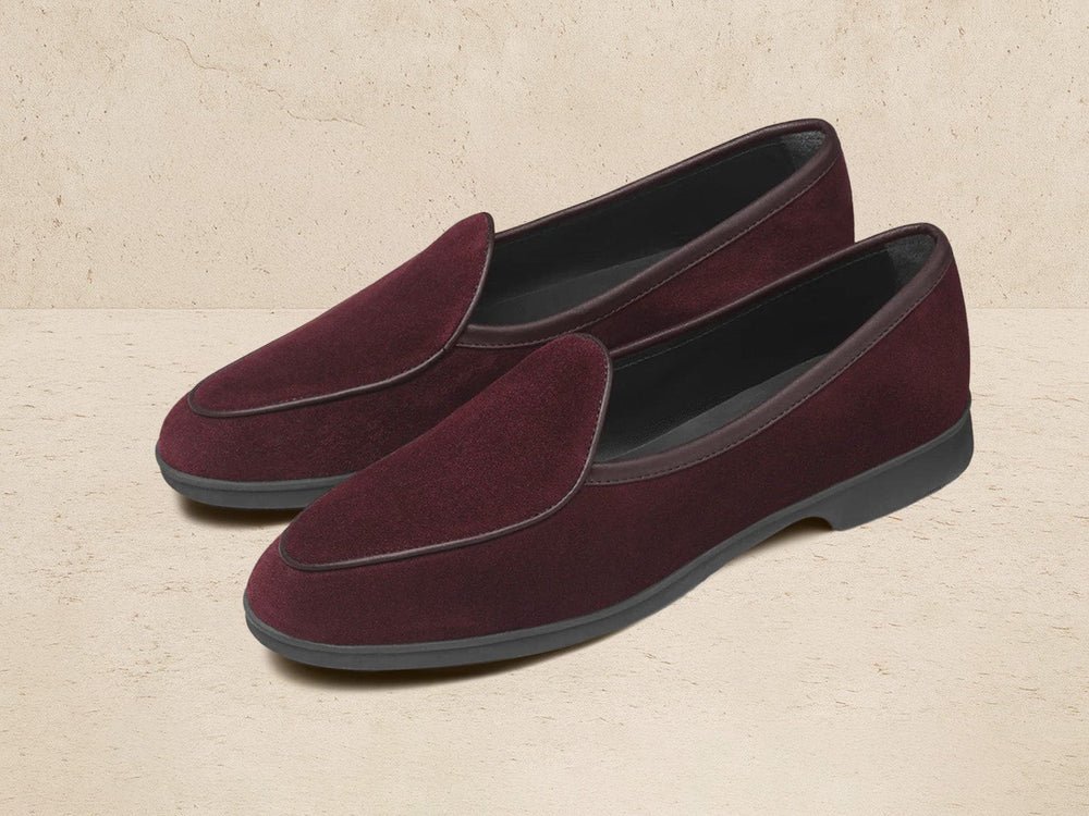 Stride Loafers in Sultan Suede Dark Sole