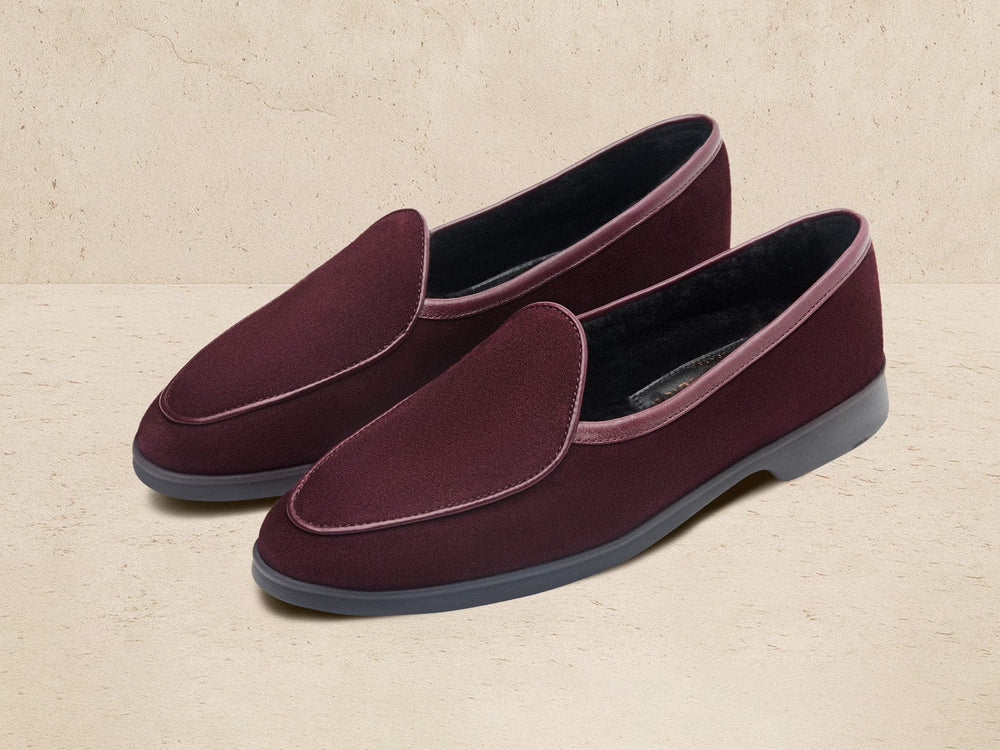 Stride Loafers in Sultan Suede with Shearling Lining