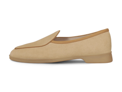 Stride Loafers in Tropez Beige Glove Suede Natural Sole
