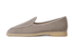 Stride Loafers in Sandy Grey Glove Suede Natural Sole