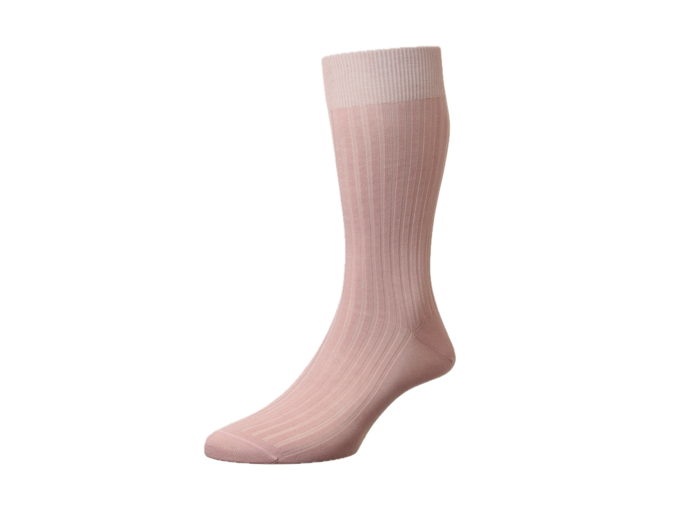 Chromo Socks in Dust Pink Cotton