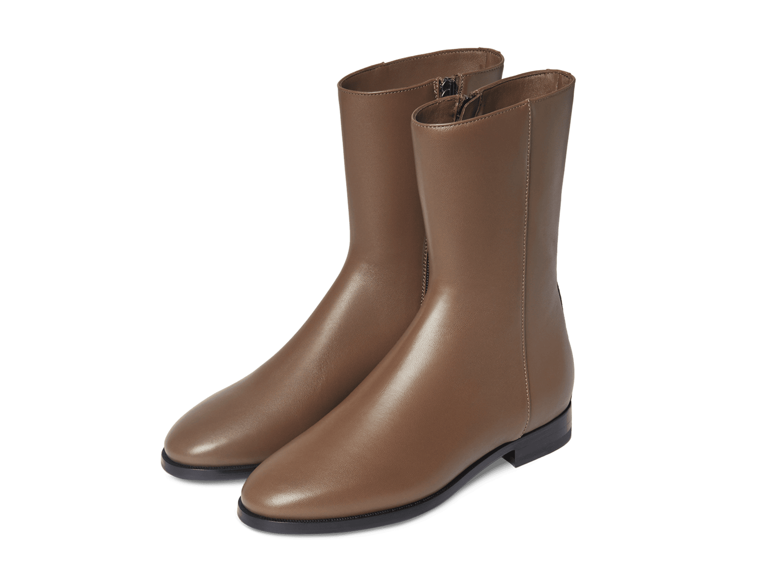 Élan City Boots in Brown Leather
