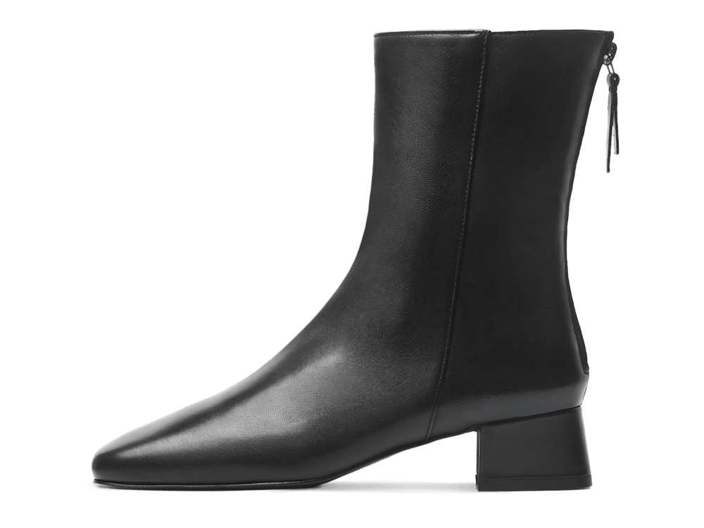 Debbie Boots in Black Nappa