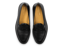 Grand Varenne Loafers in Black Shield Calf