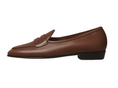 Sagan Classic Ginkgo Loafers in Tan Drape Calf