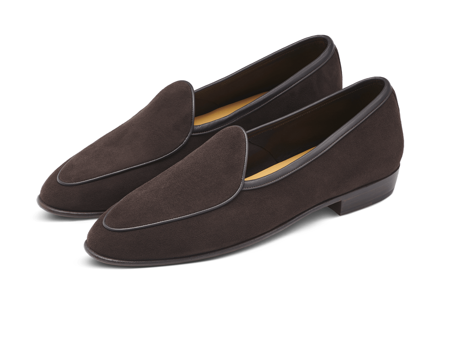 Sagan Classic Loafers in Lusitanias Dark Brown Asteria Suede