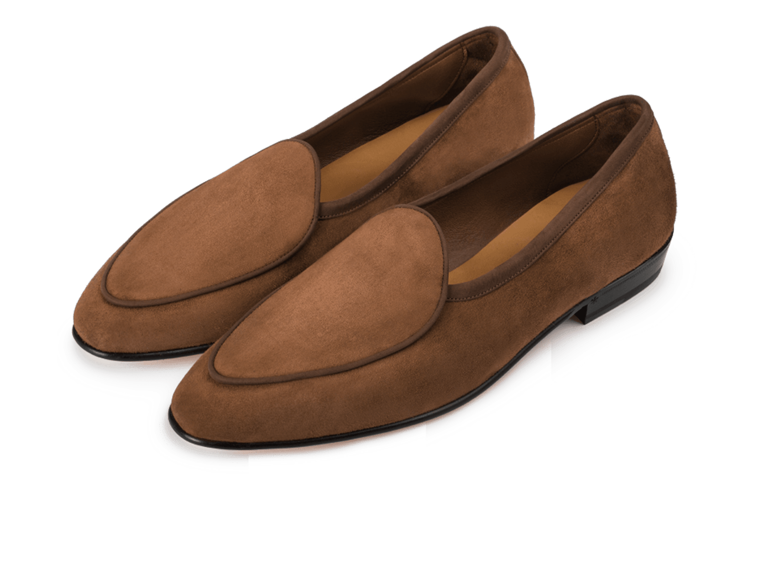 Sagan Classic Loafers in Moyen Brown Asteria Suede