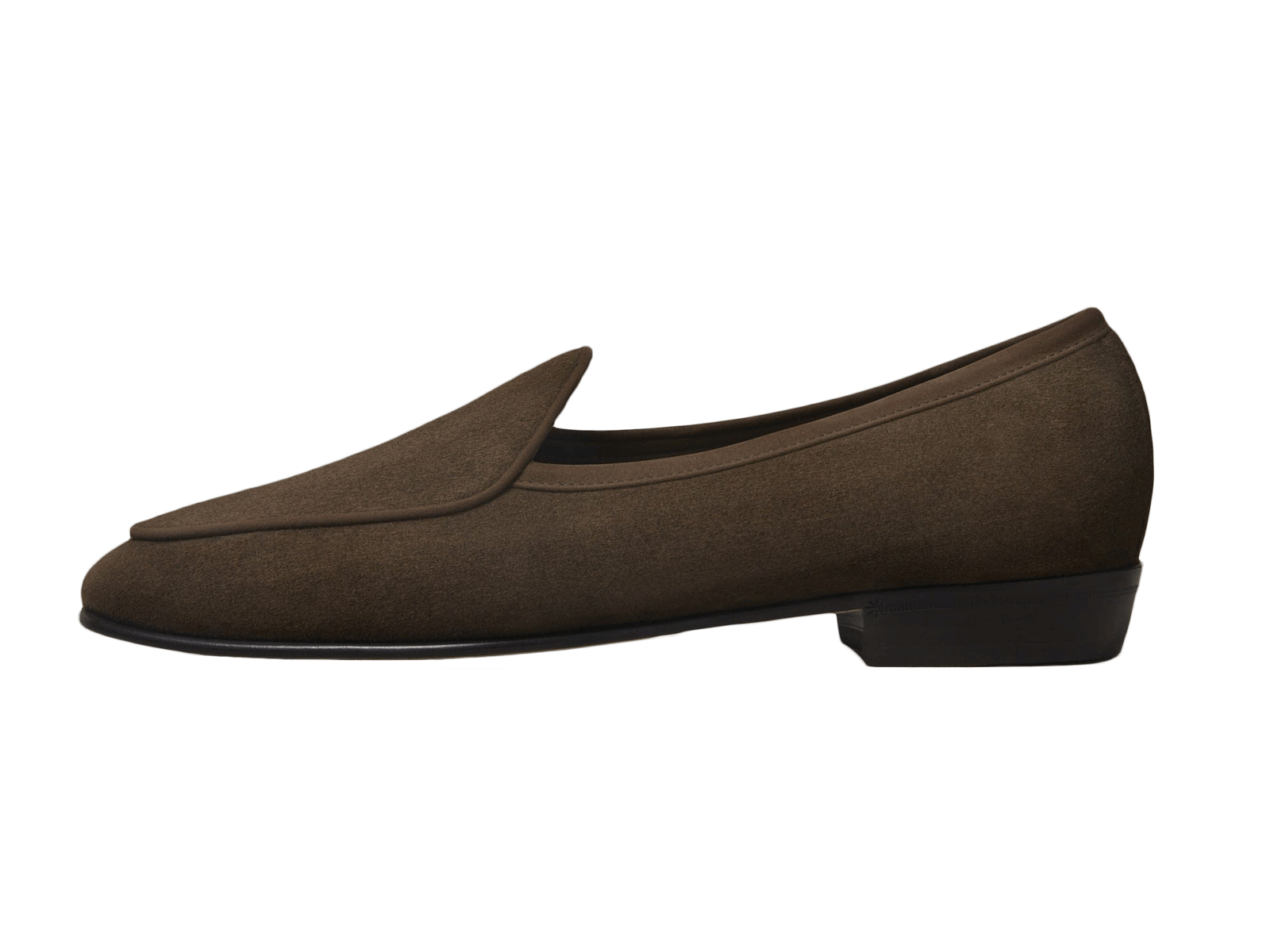 Sagan Classic Loafers in Olivine Green Asteria Suede