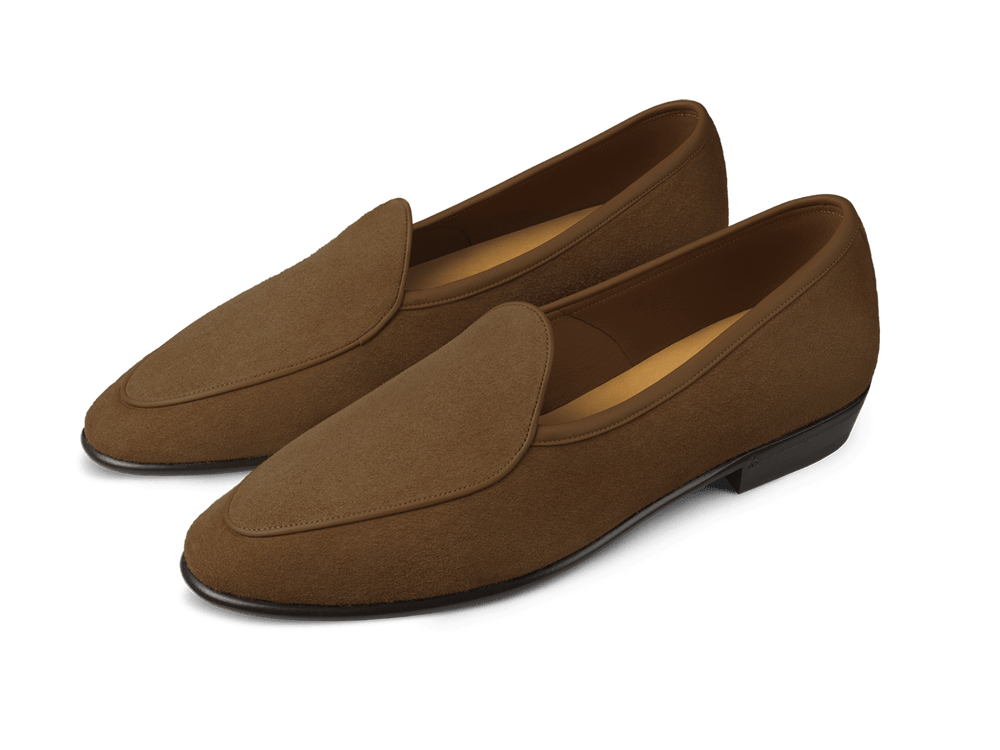 Sagan Classic Loafers in Tan Asteria Suede