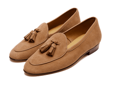 Sagan Classic Tassel Loafers in Alezan Asteria Suede