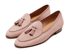 Sagan Classic Tassel Loafers in Ispahan Asteria Suede