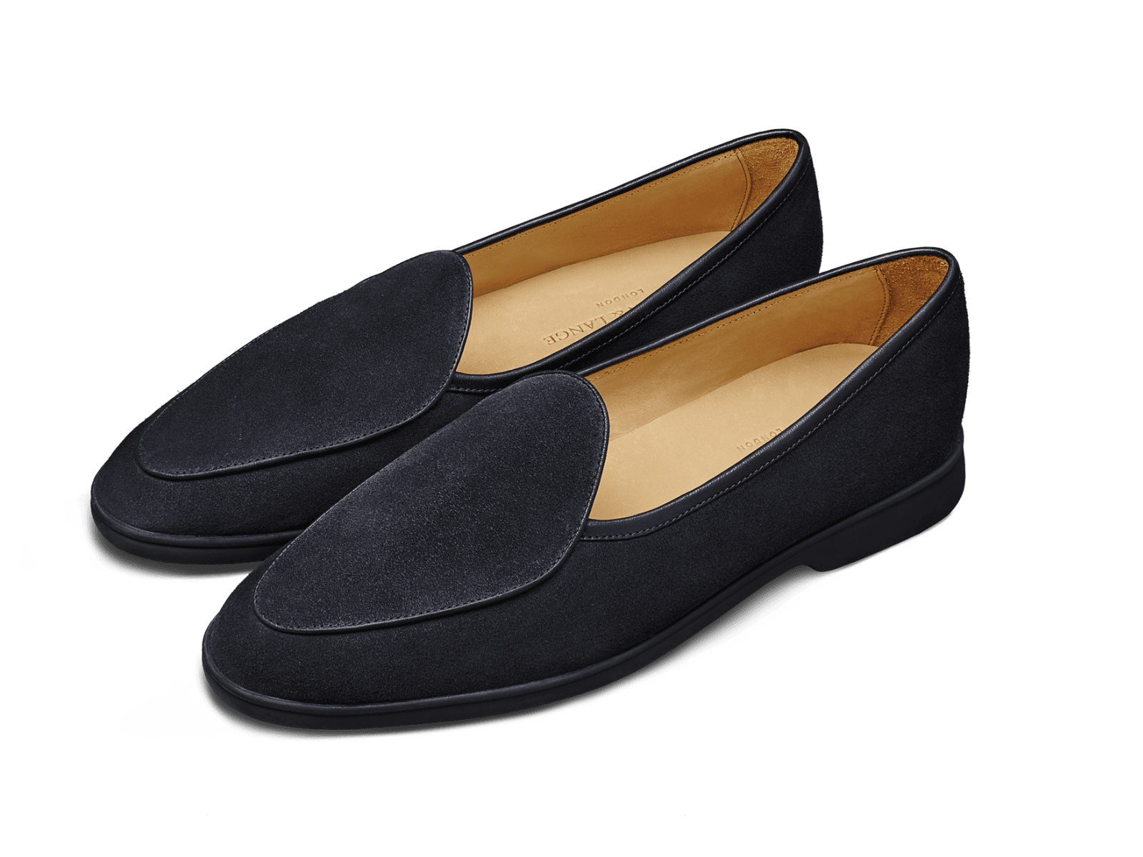 Stride Loafers in Midnight Navy Glove Suede Dark Sole