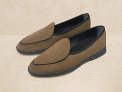 Stride Loafers in Northern Green Glove Suede Dark Sole