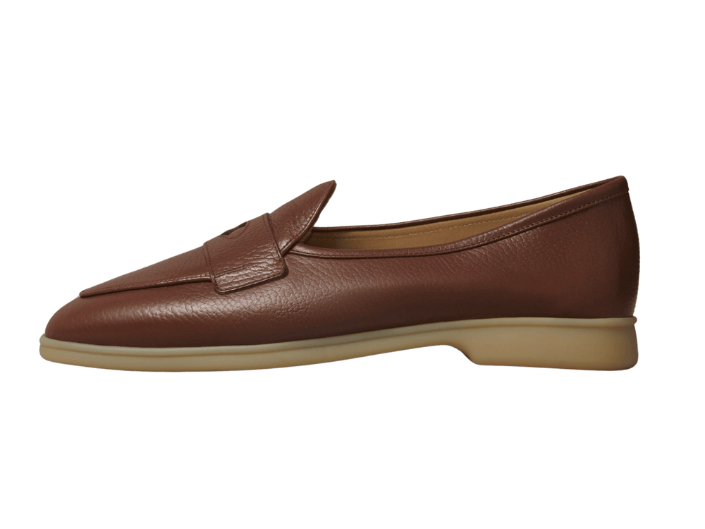 Stride Penny Loafers in Tan Moorland Calf