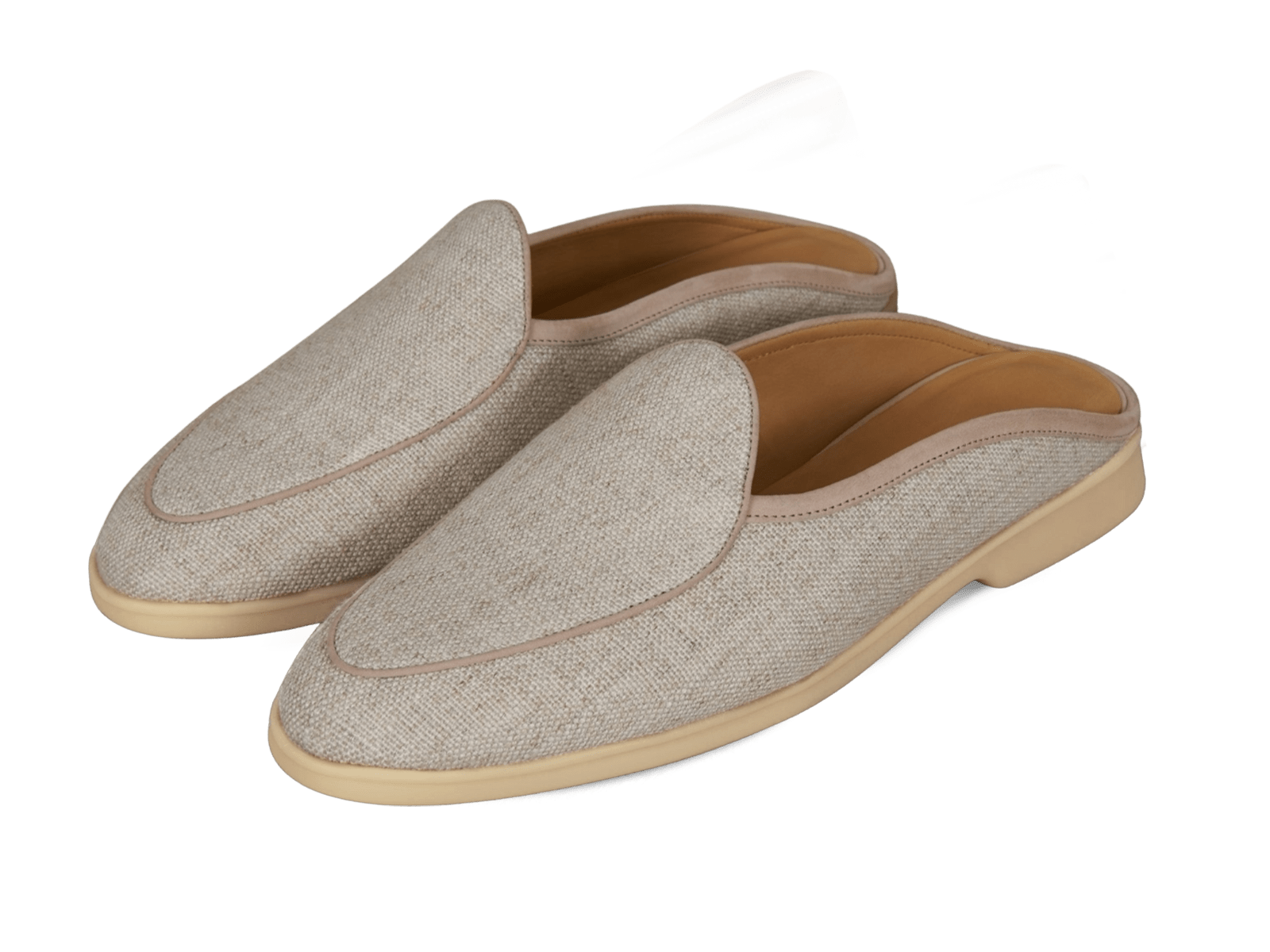 Stride Mule Loafers in Linen Merlinen