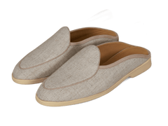 Stride Mule Loafers in Linen Merlinen