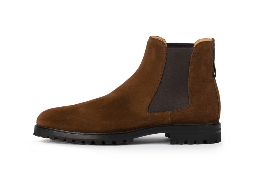 Ribot Boot in Dark Snuff Shield Suede