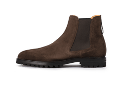 Ribot Boot in Dark Brown Shield Suede