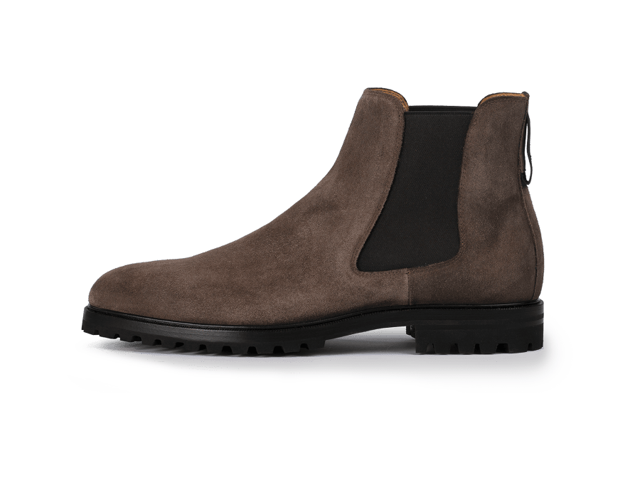 Ribot Boot in Deep Taupe Shield Suede