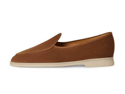Men's Classic Rubber Sole Cowhide Loafers