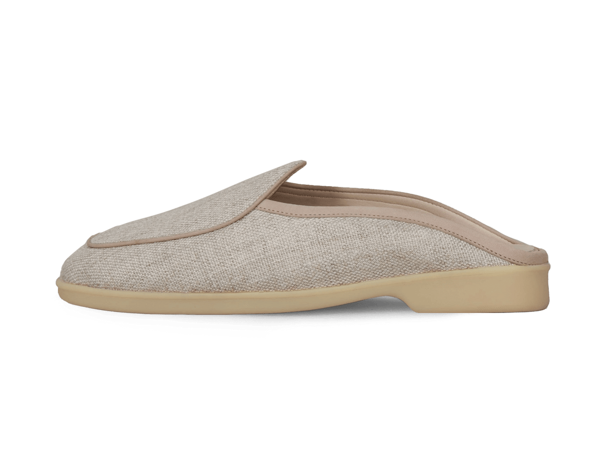Stride Mule Loafers in Linen Merlinen