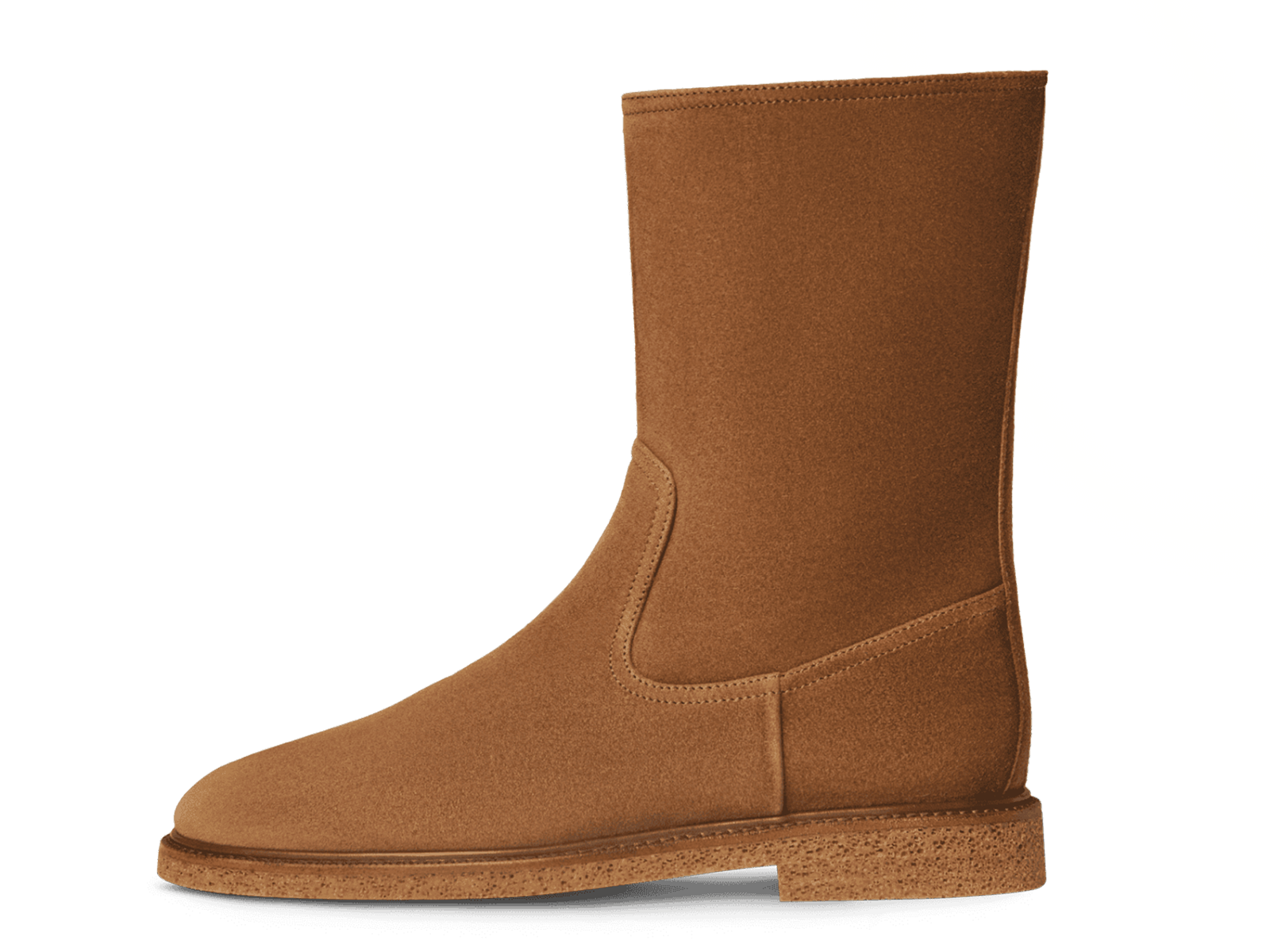 Treve Boots in Moyen Brown Asteria Suede