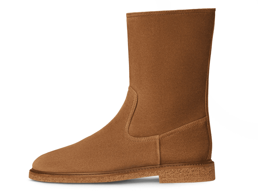 Treve Boots in Moyen Brown Asteria Suede