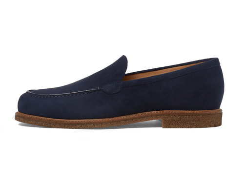 Antibes Loafers in Moka Brown Luxe Suede