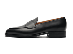 Berkeley Penny Loafers in Black Calf