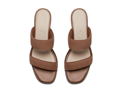 Plume Hi Sandal in Alezan Luxe Suede and Nappa