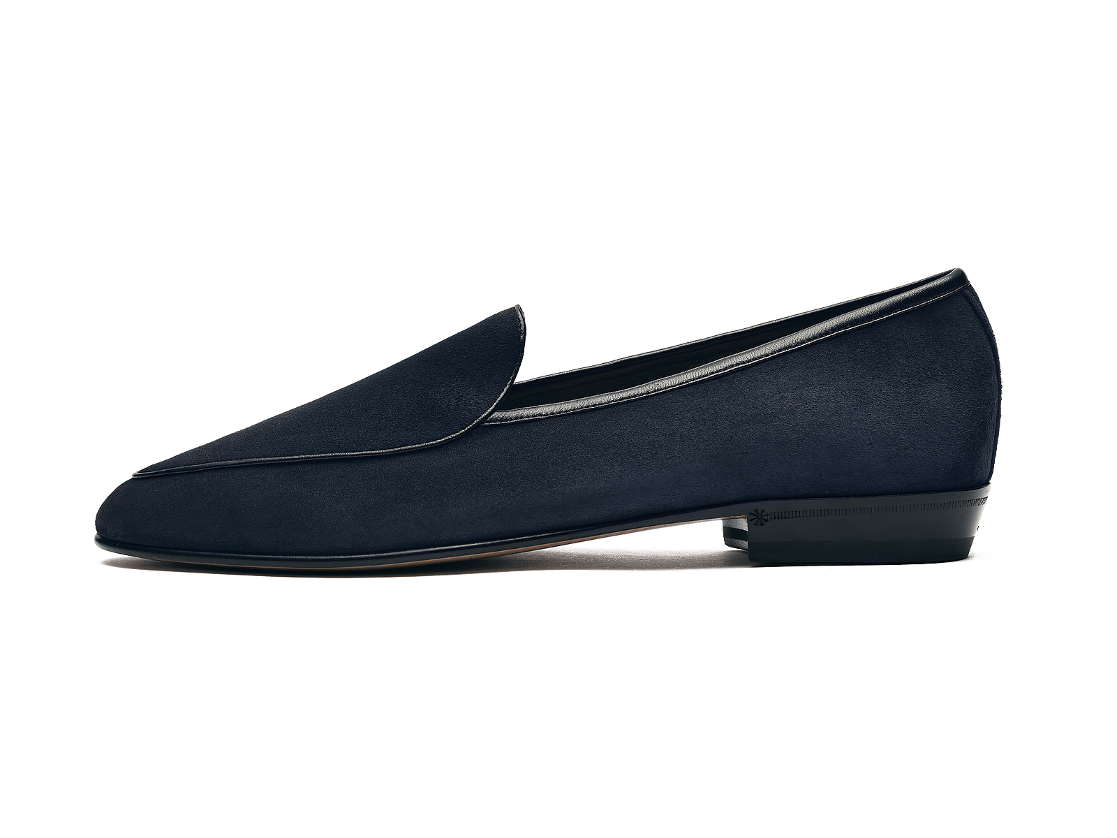 Sagan Classic Loafers in Midnight Navy Asteria Suede