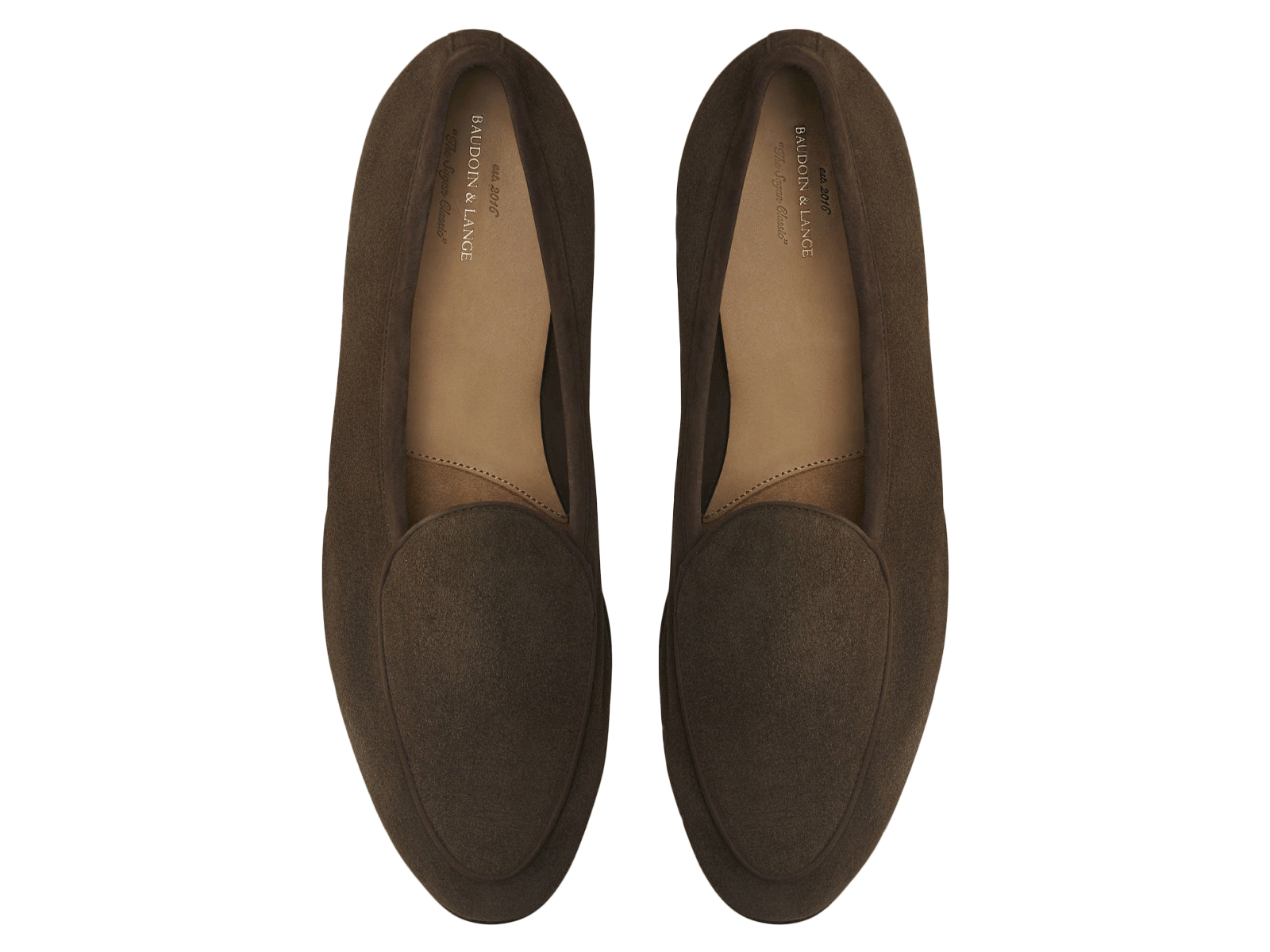 Sagan Classic Loafers in Olivine Green Asteria Suede