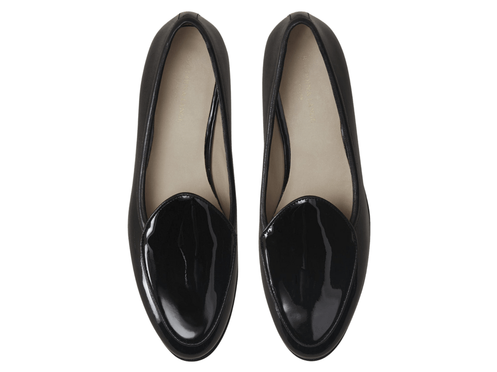 Sagan Loafers in Black Patent