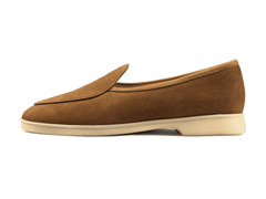 Stride Loafers in Earth Glove Suede Natural Sole