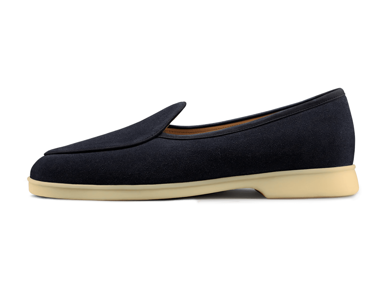 Stride Loafers in Orage Glove Suede Natural Sole