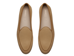 Stride Loafers in Tropez Beige Glove Suede Natural Sole