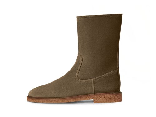 Élan City Boots in Brown Leather