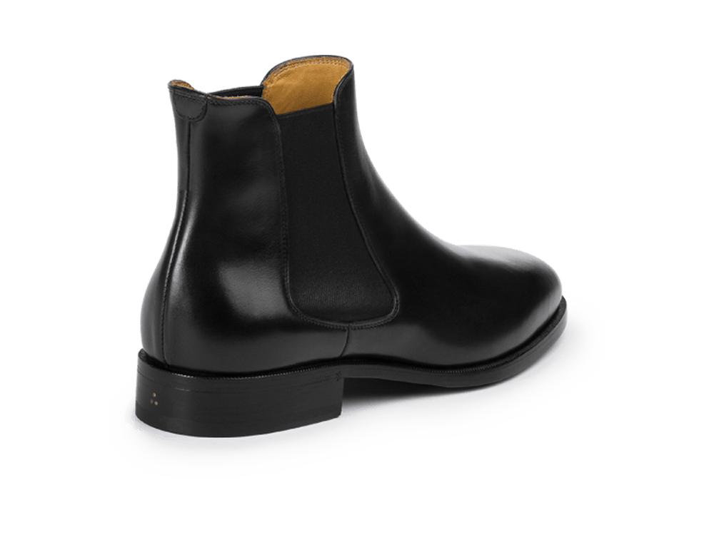 Wall Boots in Black Noble Calf