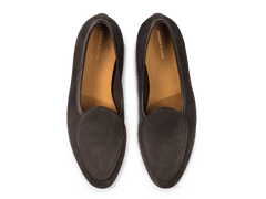 Sagan Classic Loafers in Bark Grey Asteria Suede