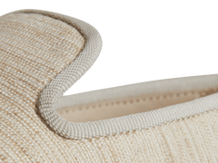 Fenice Loafers in Natural Silk and Gros Grain