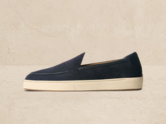 Pace Trainers in Navy Suede