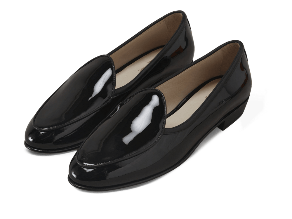 Sagan Loafers in Black Patent