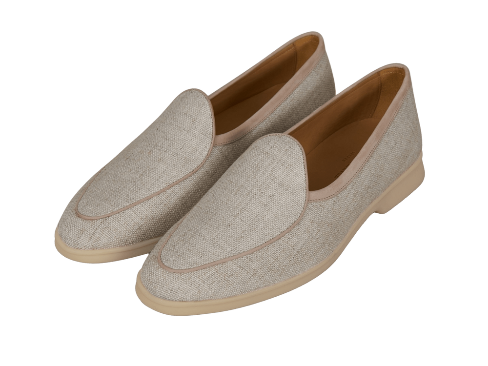 Stride Loafers in Linen Merlinen