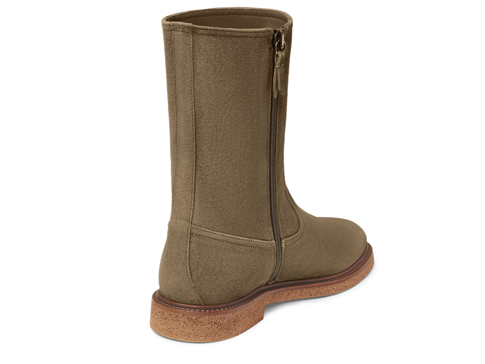 Treve Boots in Olivine Green Asteria Suede