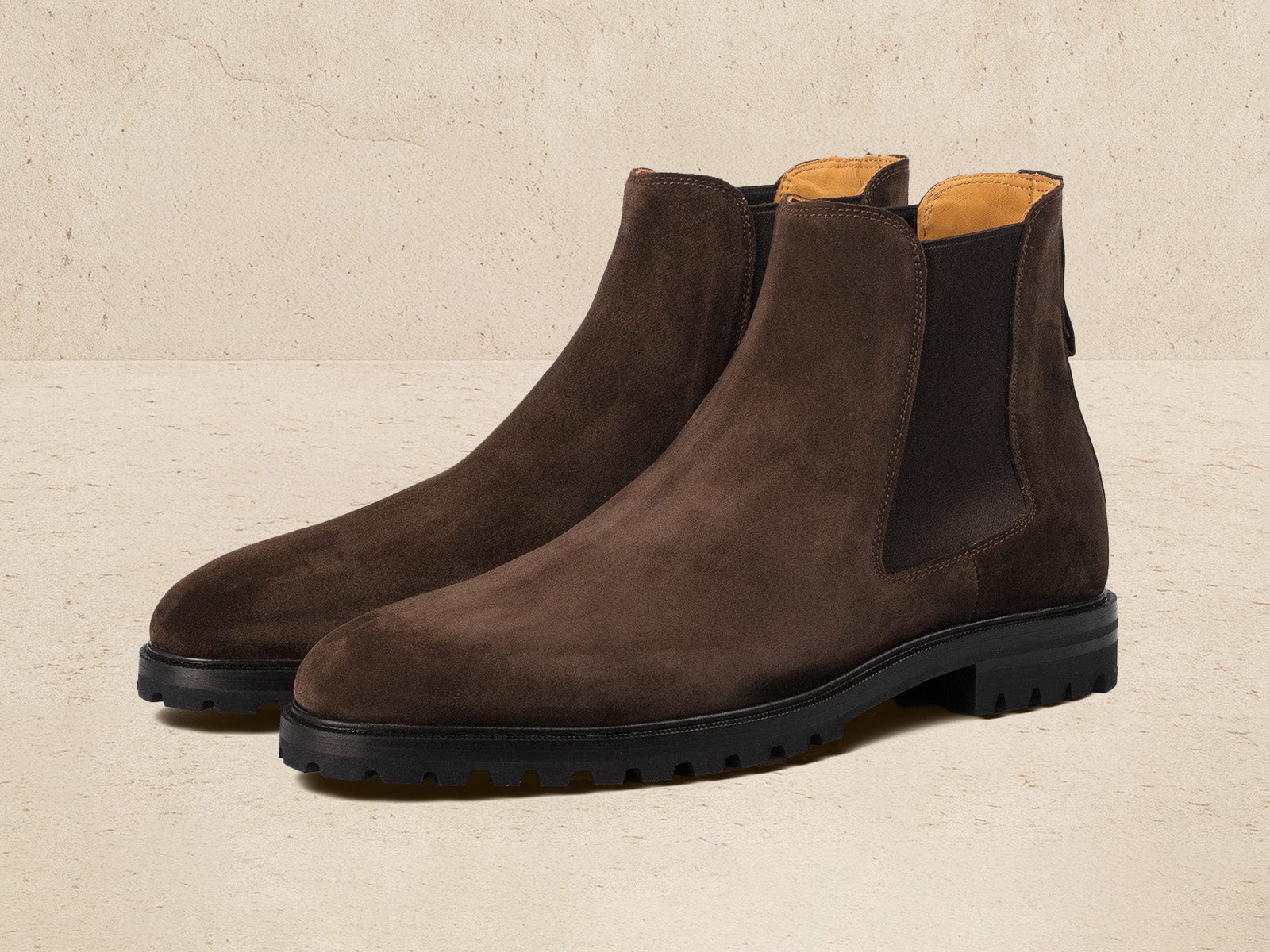 Ribot Boot in Dark Brown Shield Suede