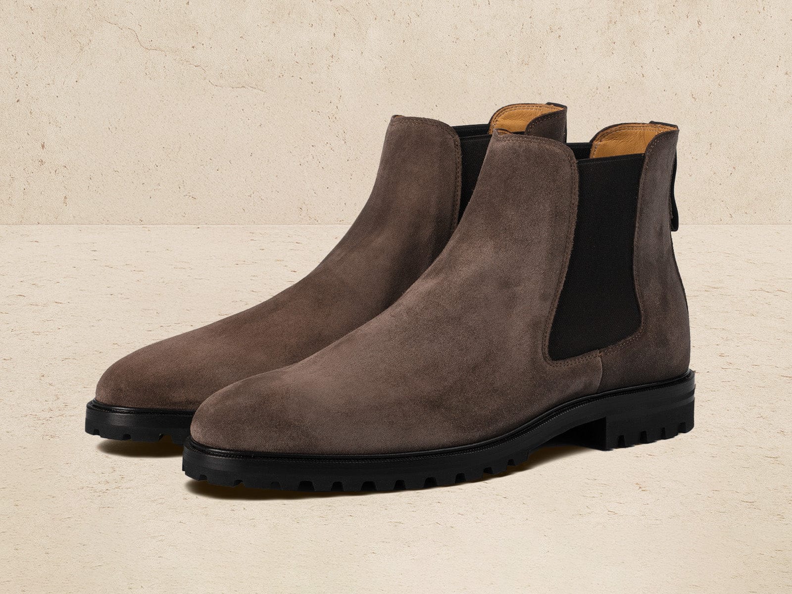 Ribot Boot in Deep Taupe Shield Suede